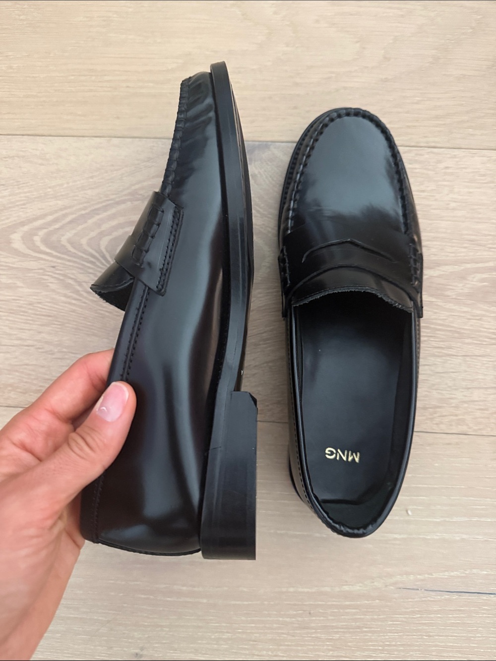 Mango leather penny loafers 38 - Picture 9 of 9